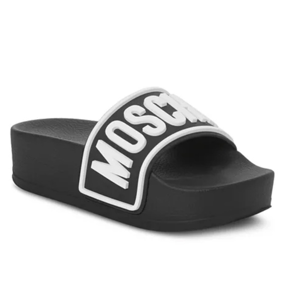 Moschino Shoes - Moschino Platform Slides Size 39